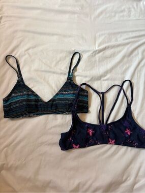 Ripzone Small Bikini Tops in Purple & Blue